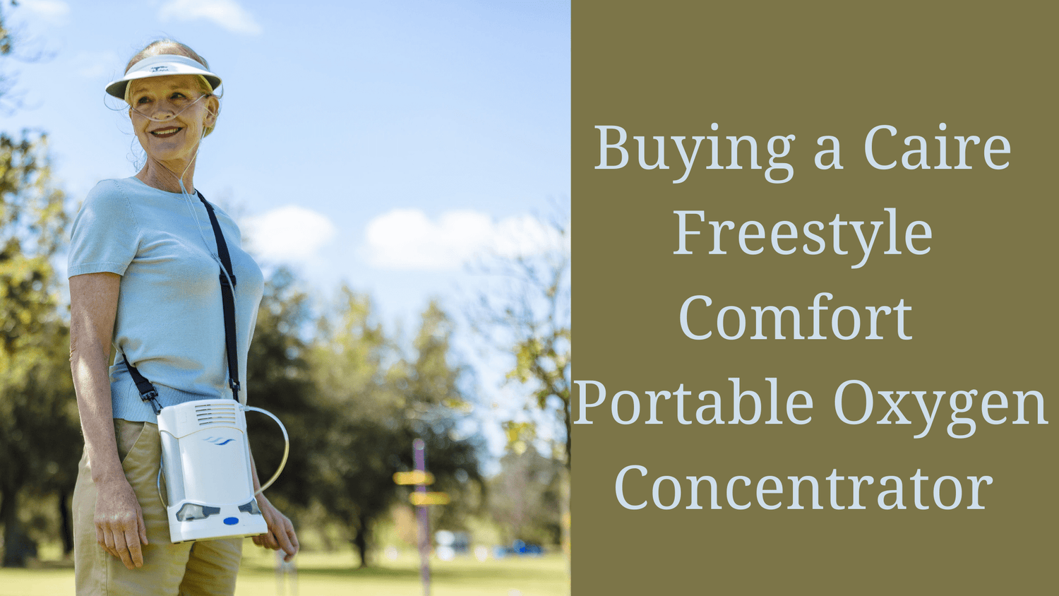 Buying a Caire Freestyle Comfort Pulse Dose Portable Oxygen Concentrator