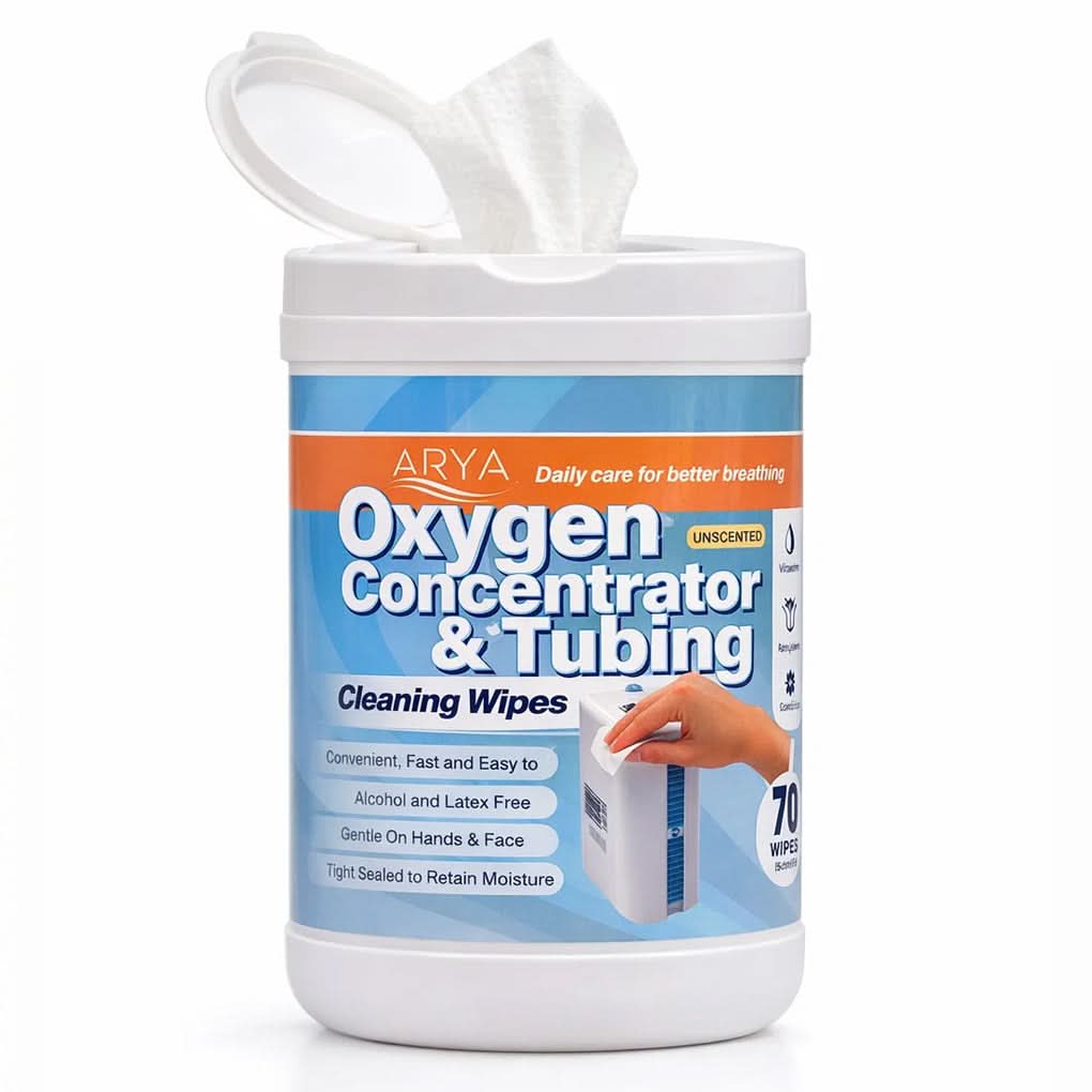Oxygen Concentrator & Tubing Cleaning Wipes