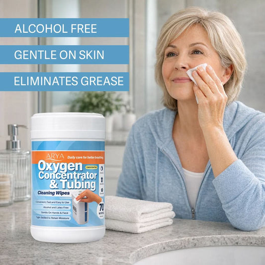 Oxygen Concentrator & Tubing Cleaning Wipes