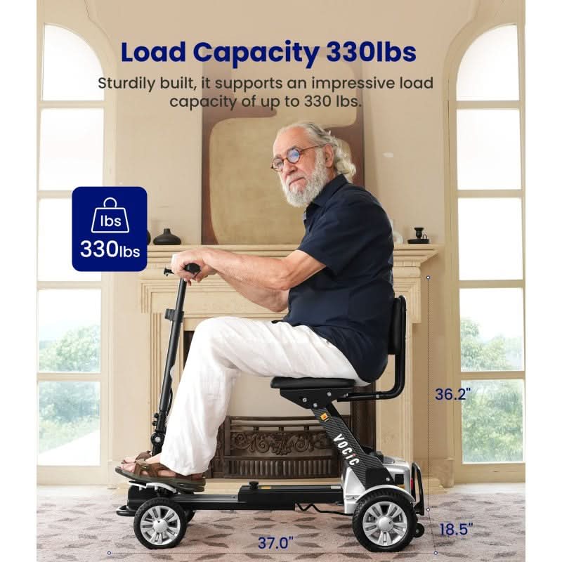 D71 Ultra-lightweight Mobility Scooter 12AH Load Capacity