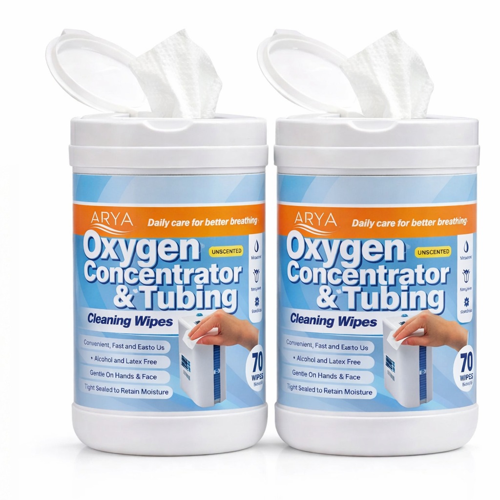 Oxygen Concentrator & Tubing Cleaning Wipes