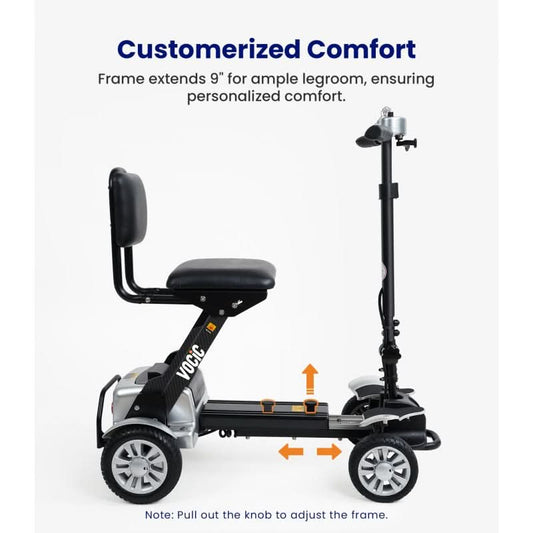 D71 Ultra-lightweight Mobility Scooter 12AH Extention