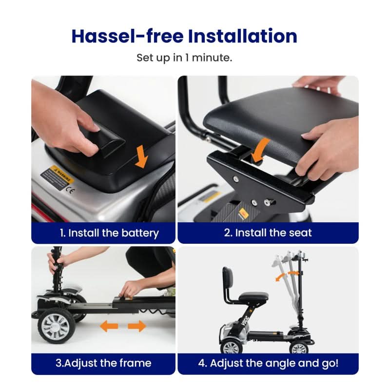D71 Ultra-lightweight Mobility Scooter 12AH – LPT Medical