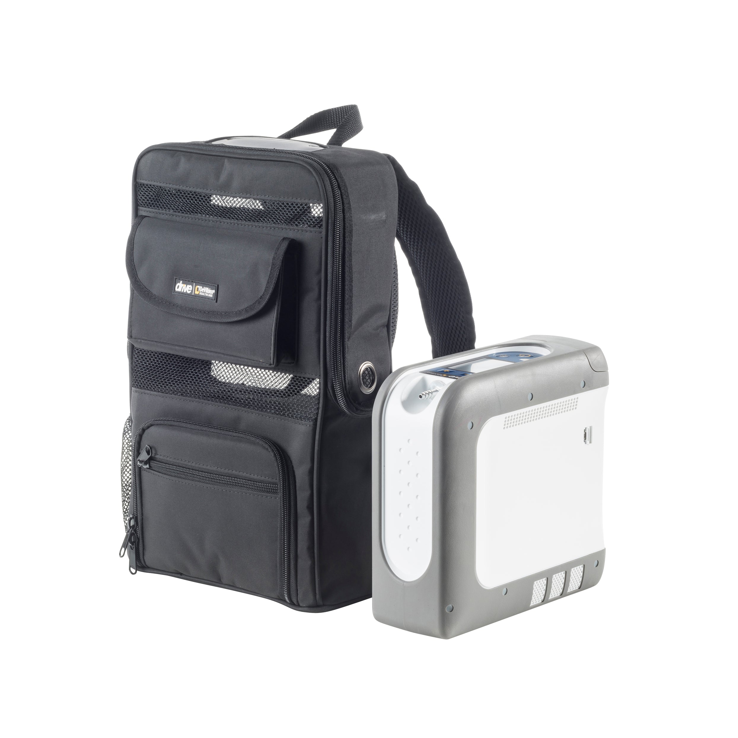 Backpack for ARYA Q Powered by Drive & deVilbiss iGo2 Backpack for ARYA Q Powered by Drive & deVilbiss iGo2